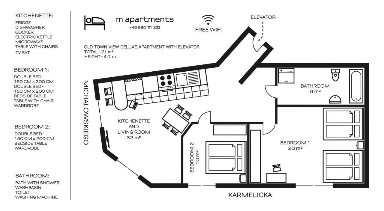M Apartments Красков Екстериор снимка